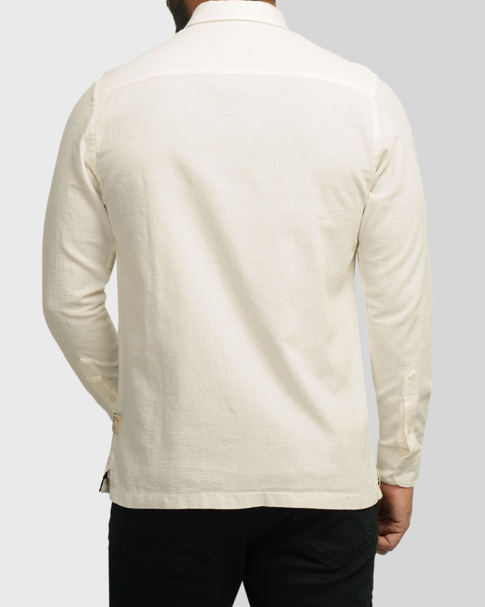 خرید و قیمت پیراهن آستین بلند مردانه شیری 24220518