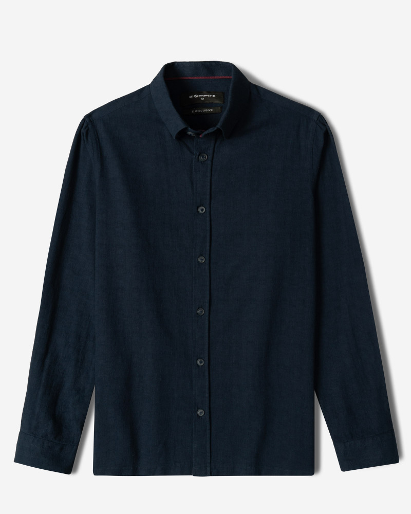 خرید و قیمت پیراهن آستین بلند مردانه سرمه ای 24220518