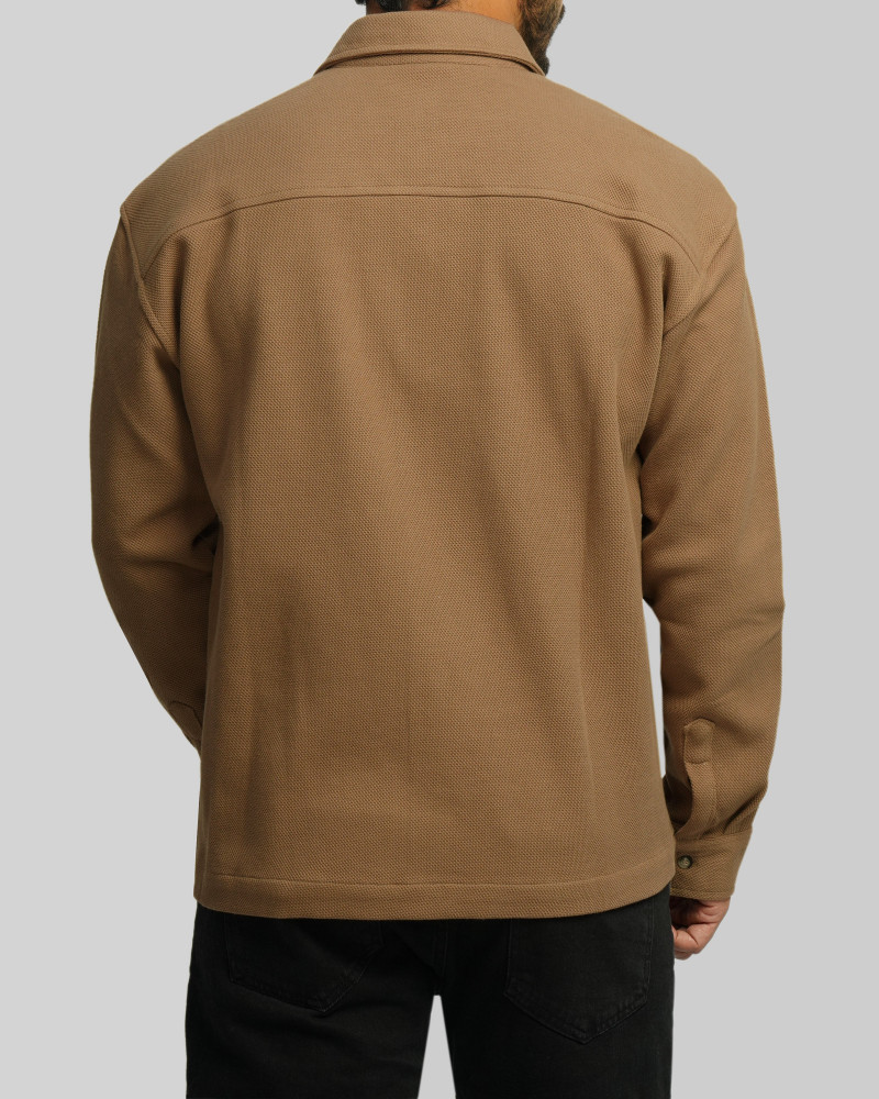 خرید و قیمت پیراهن ضخیم مردانه کرم تیره 24352304