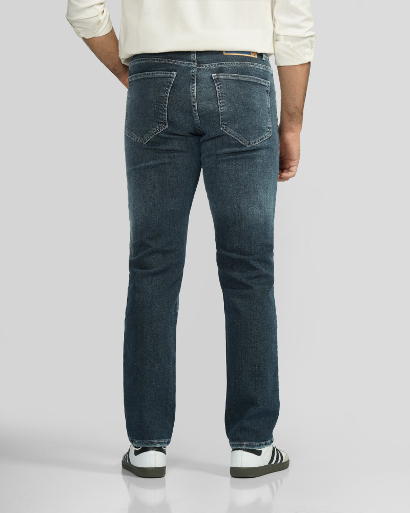 خرید و قیمت شلوار جین اسلیم ساده مردانه سرمه ای 24411458