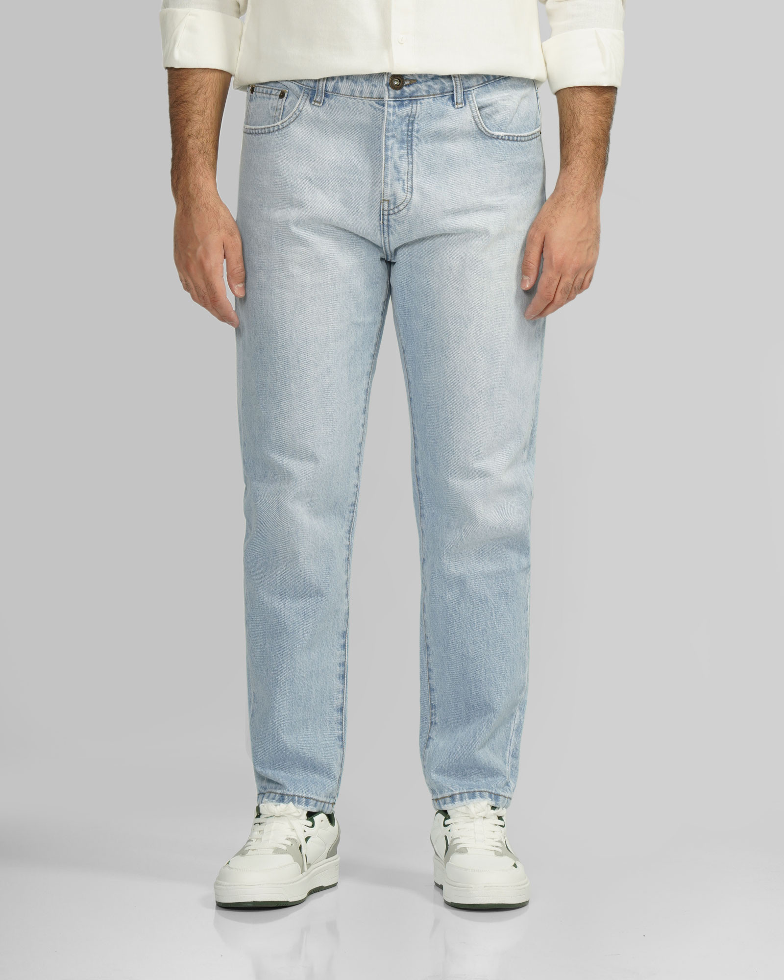 خرید و قیمت شلوار جین استریت استایل (Street Style) ساده مردانه آبی روشن 24224801