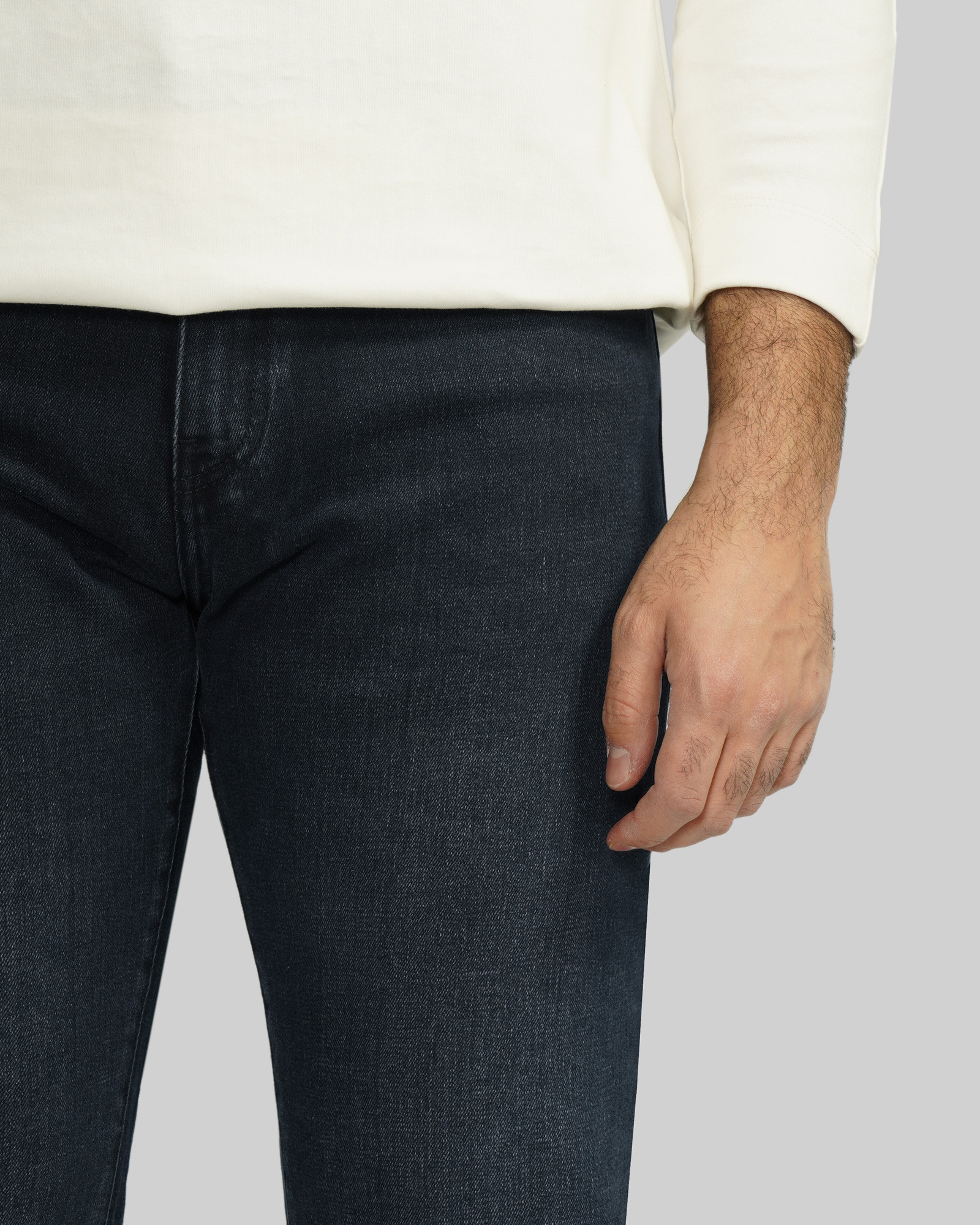 خرید و قیمت شلوار جین اسلیم ساده مردانه آبی تیره 24211440