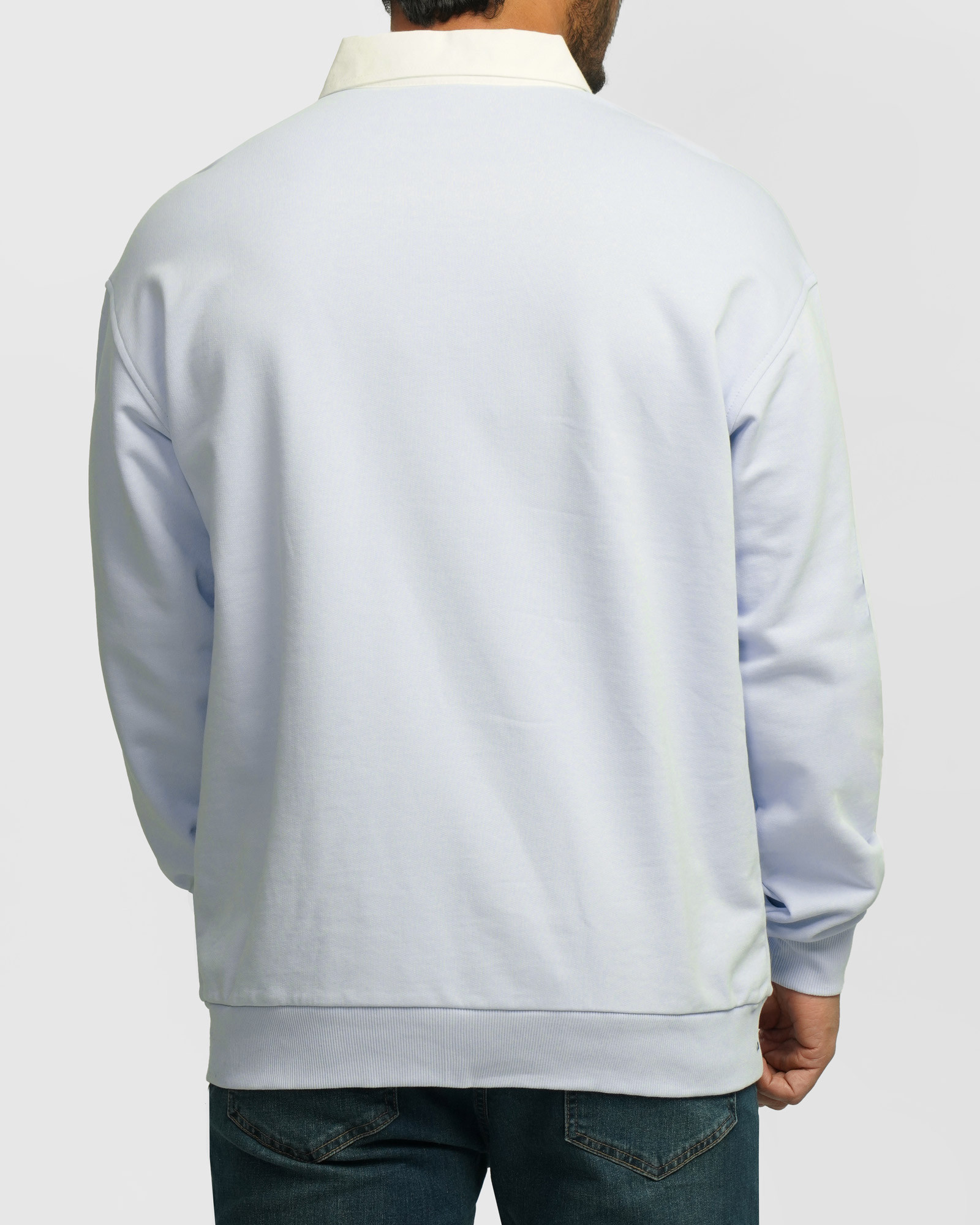 پلیور یقه دار مردانه دورس آبی روشن 24357252