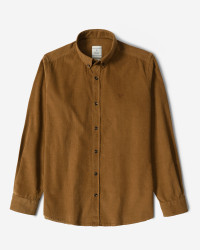 پیراهن نیمه ضخیم کبریتی مردانه قهوه ای 24268165