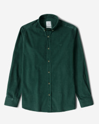 پیراهن نیمه ضخیم کبریتی مردانه سبز یشمی 24268165