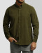 پیراهن نیمه ضخیم کبریتی مردانه سبز زیتونی 24268165
