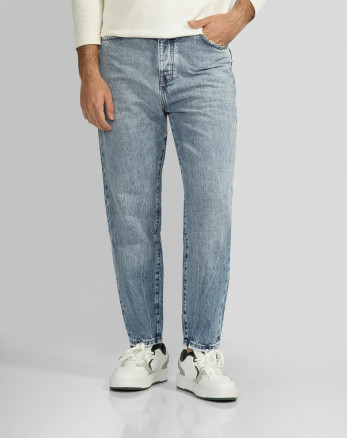 خرید و قیمت شلوار جین مردانه Loos Fit ساده آبی روشن 24224791