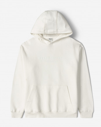 خرید و قیمت هودی کلاه دار طرح دار مردانه سفید 24371281