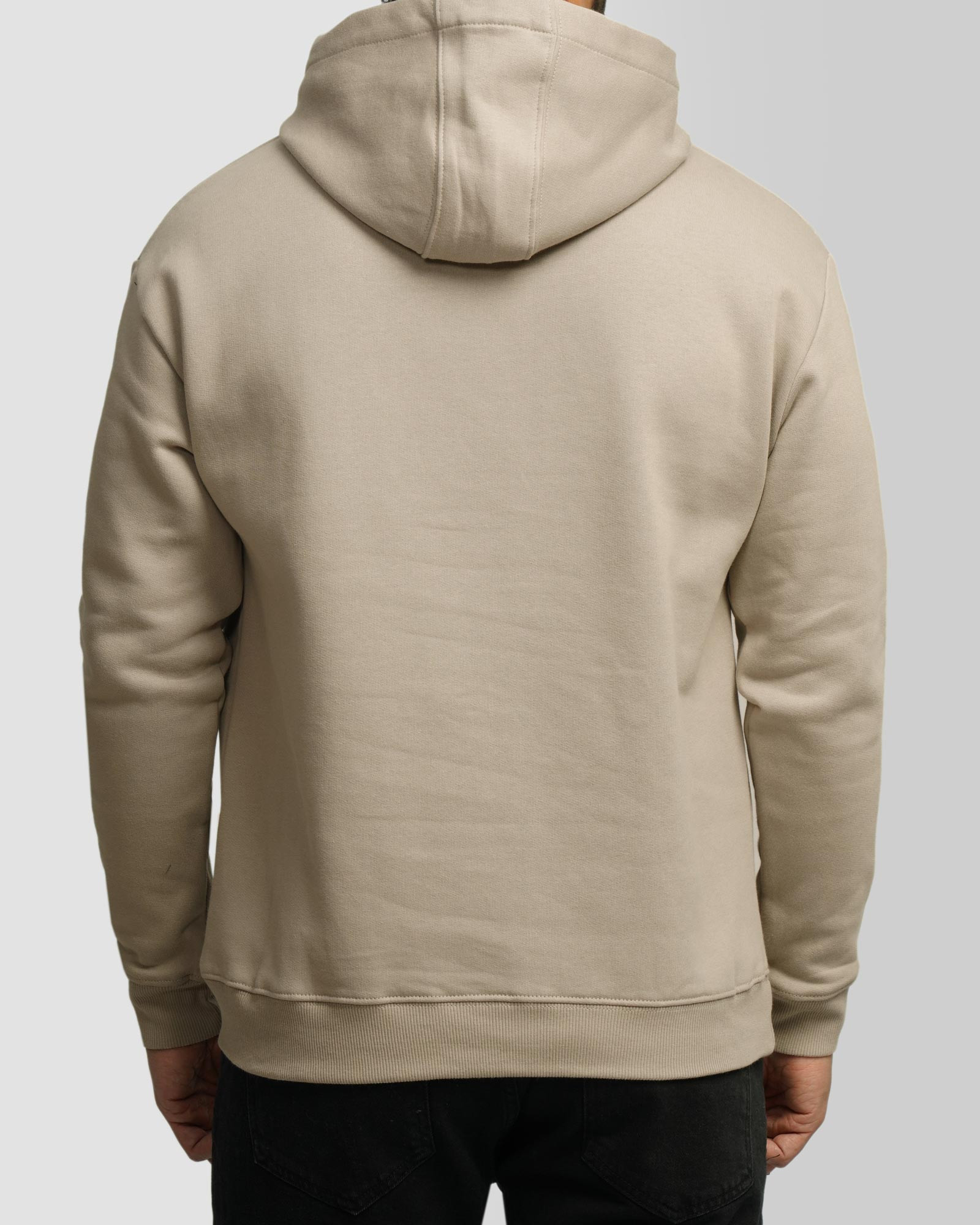 خرید و قیمت هودی کلاه دار طرح دار مردانه سفید کرم 24371281