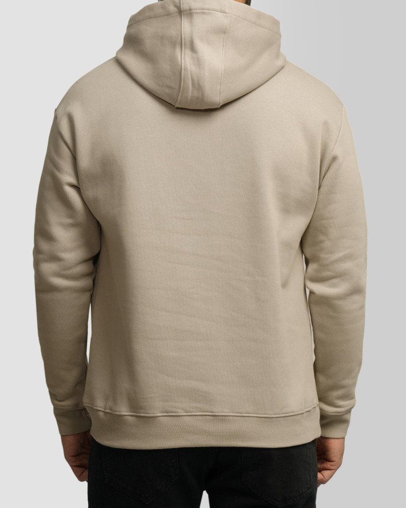 خرید و قیمت هودی کلاه دار طرح دار مردانه سفید کرم 24371281