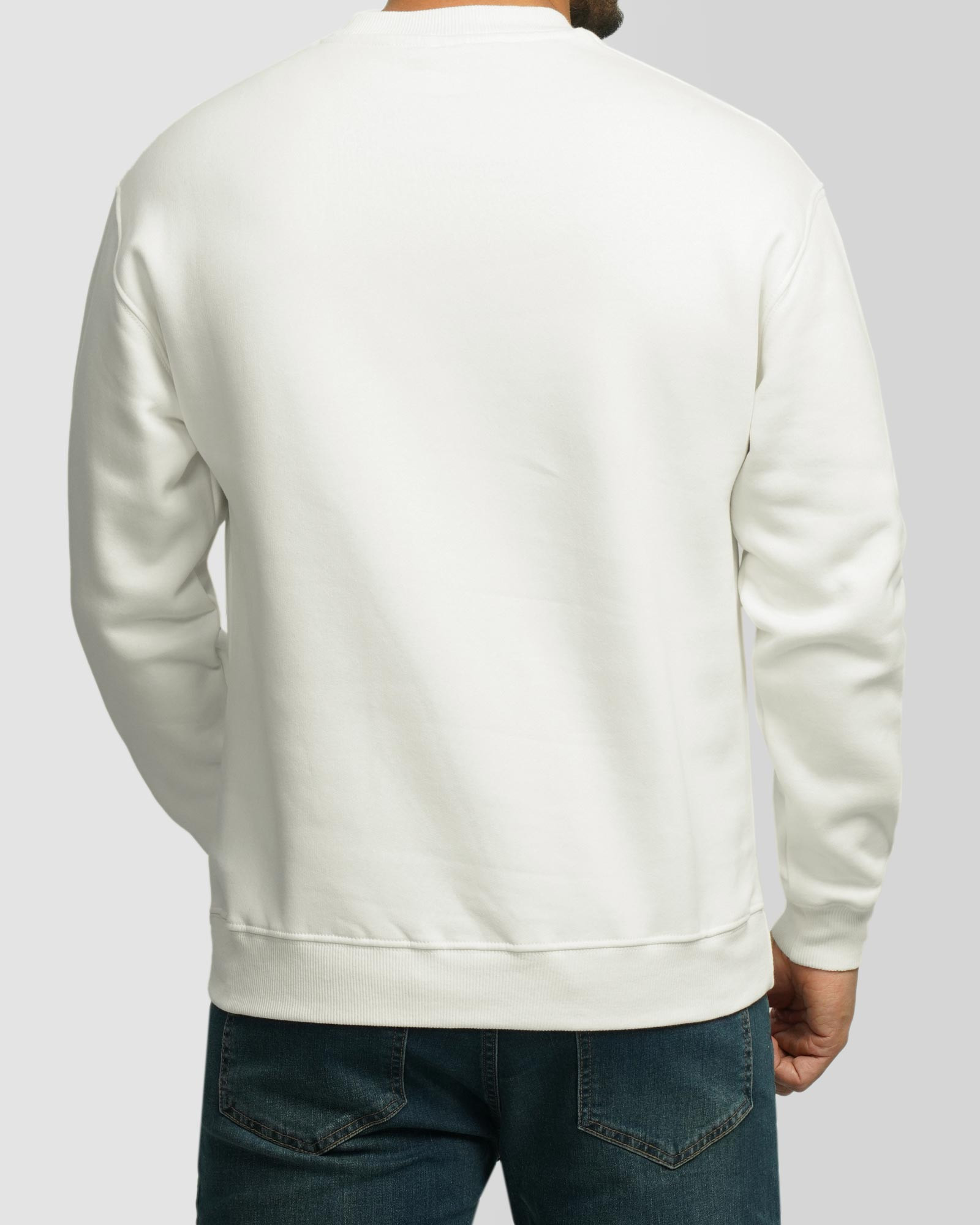 خرید و قیمت پلیور دورس یقه گرد مردانه سفید 24357277