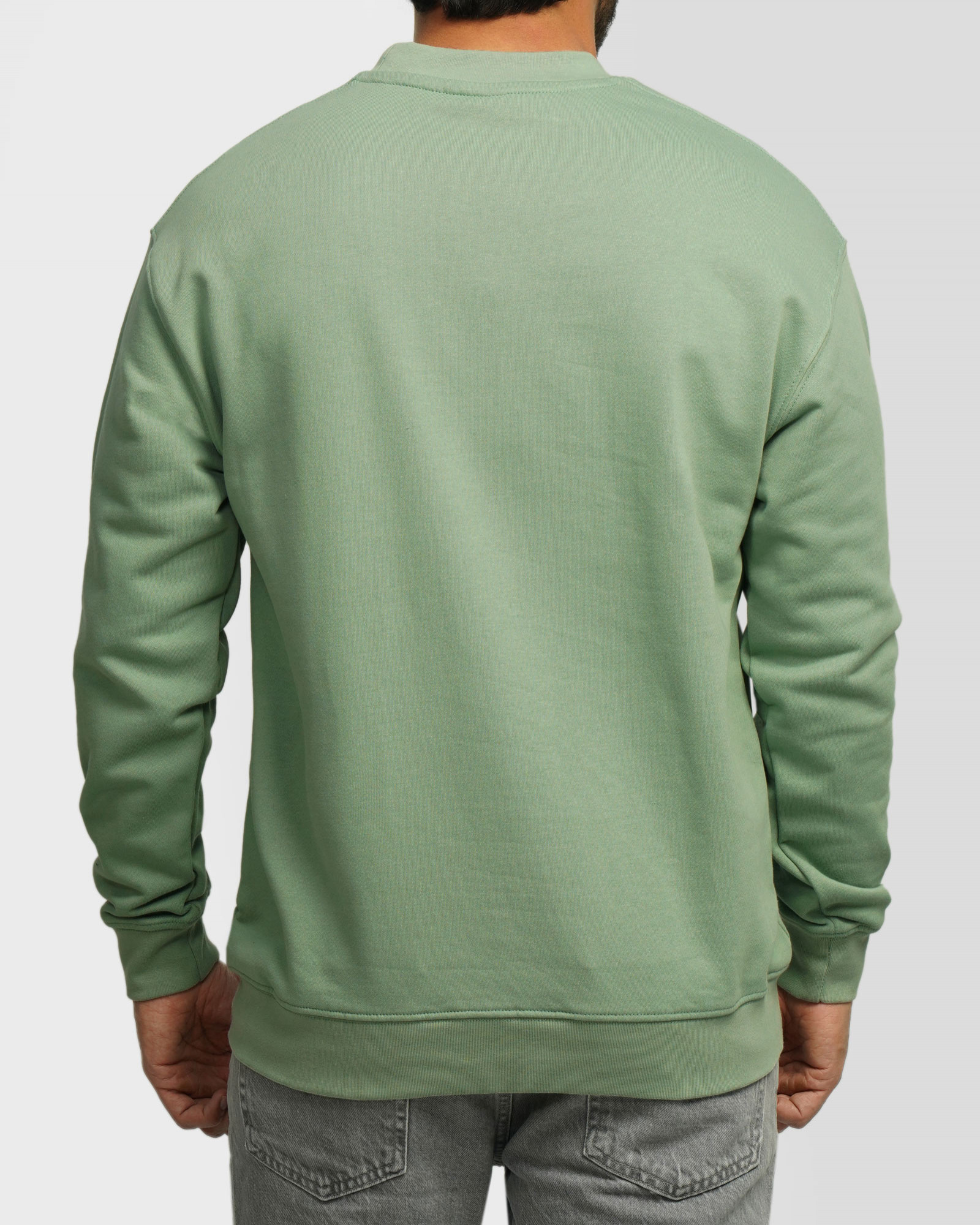 پلیور دورس یقه گرد مردانه سبز 24357256