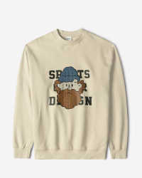 پلیور دورس یقه گرد مردانه کرم 24357256