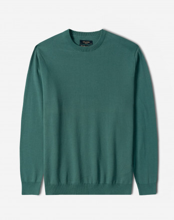 پلیور بافت یقه گرد مردانه سبز 24342179