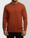 پلیور بافت یقه گرد مردانه آجری 24342179