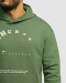 هودی کلاه دار طرح دار مردانه سبز 24371280