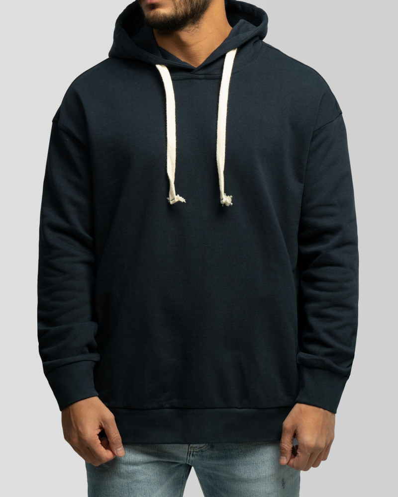 خرید و قیمت هودی کلاه دار مردانه سرمه ای 24371264