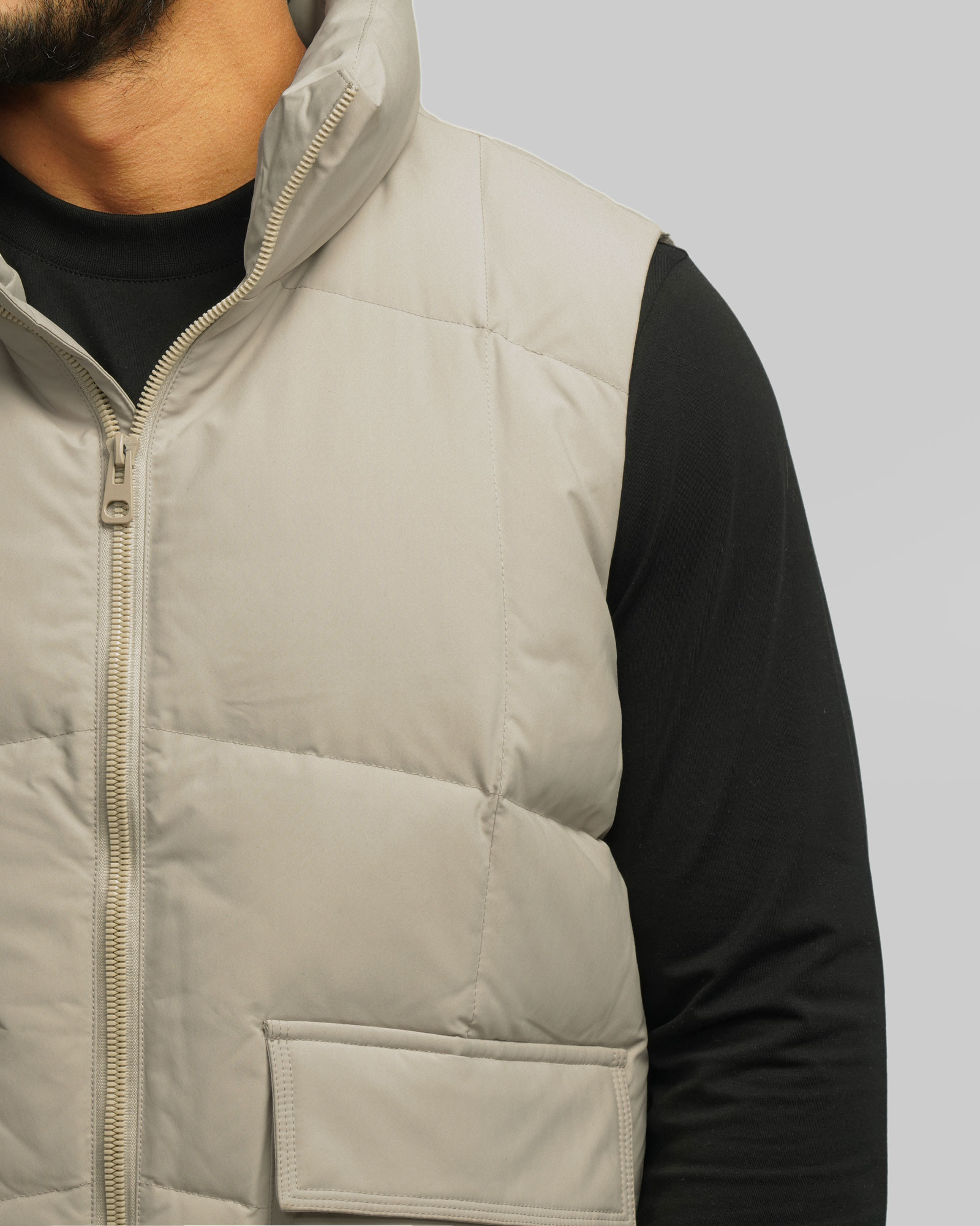 خرید و قیمت پافر مردانه طوسی 24353182