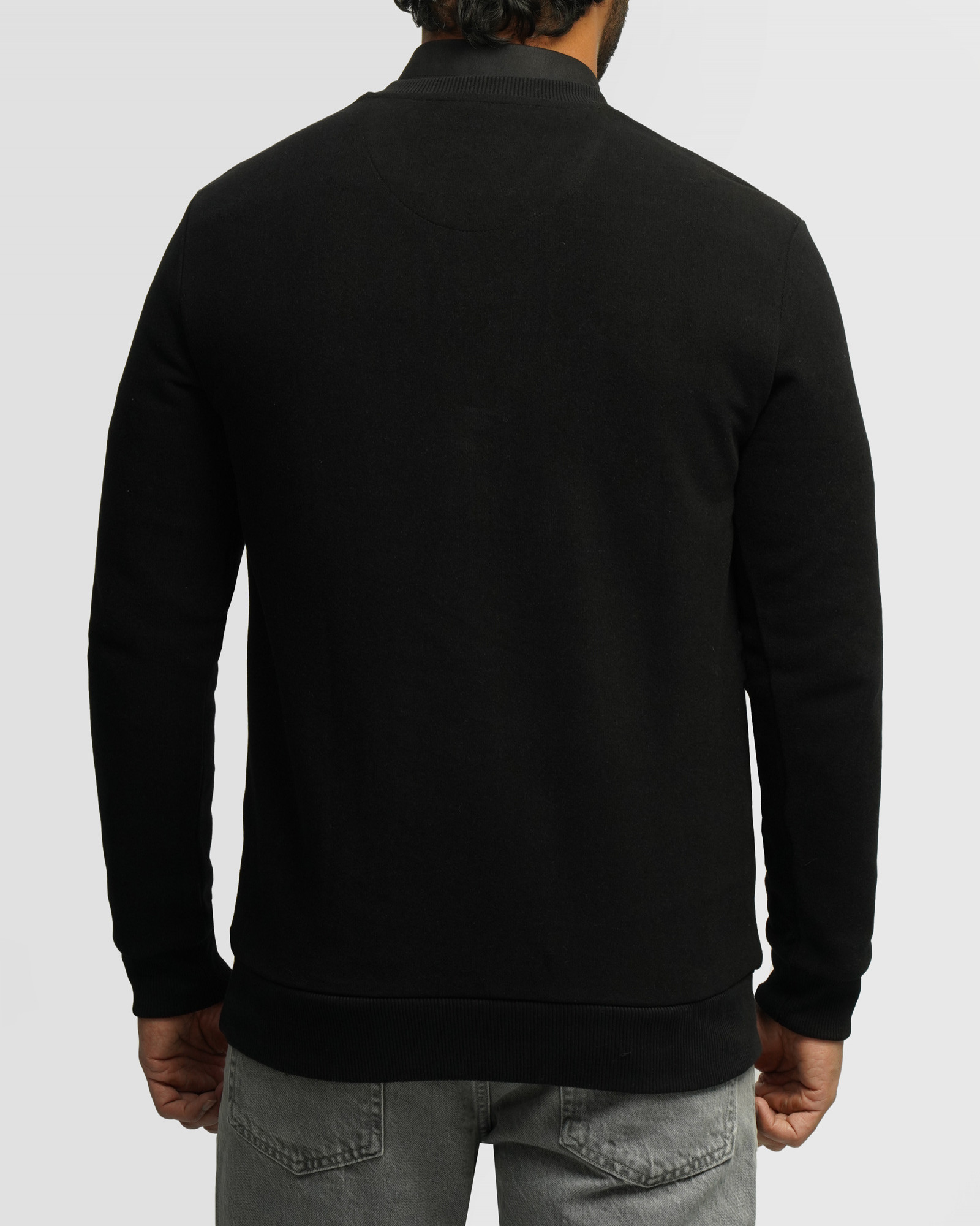 خرید و قیمت پلیور یقه هفت مردانه مشکی 24489106