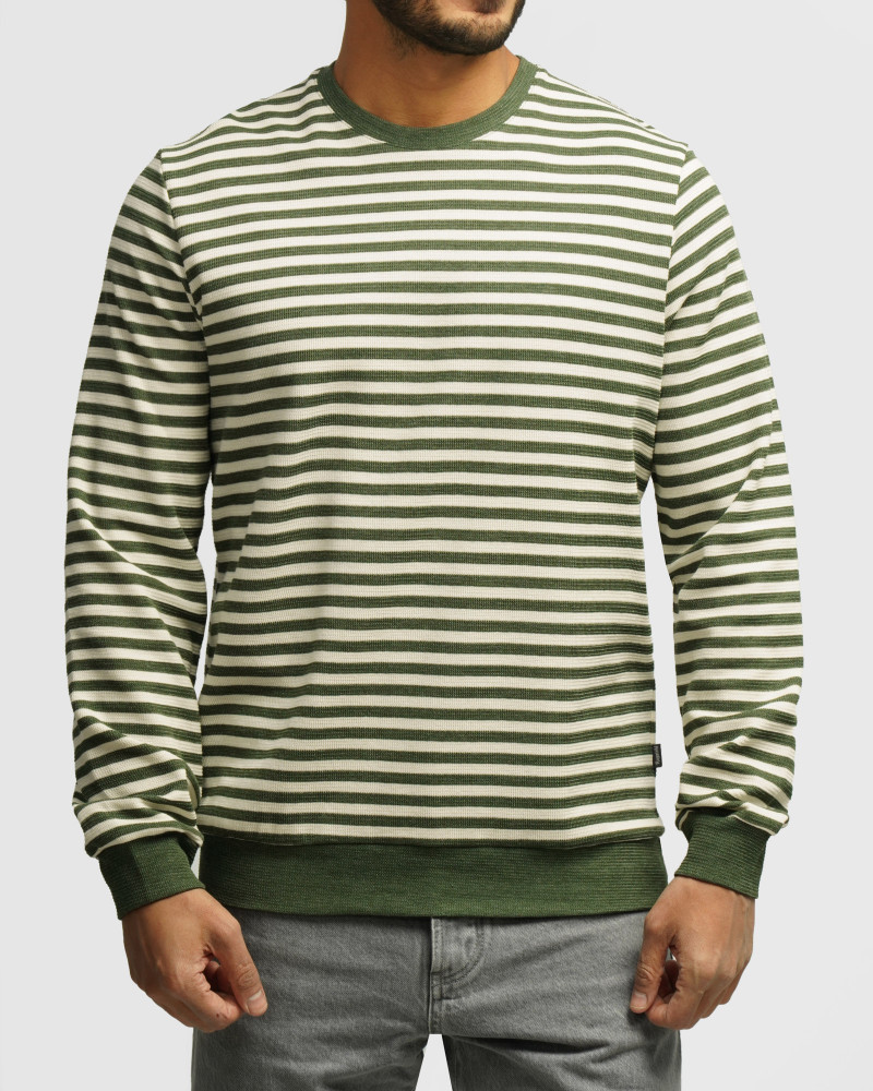 خرید و قیمت تیشرت آستین بلند یقه گرد مردانه سبز 84428149