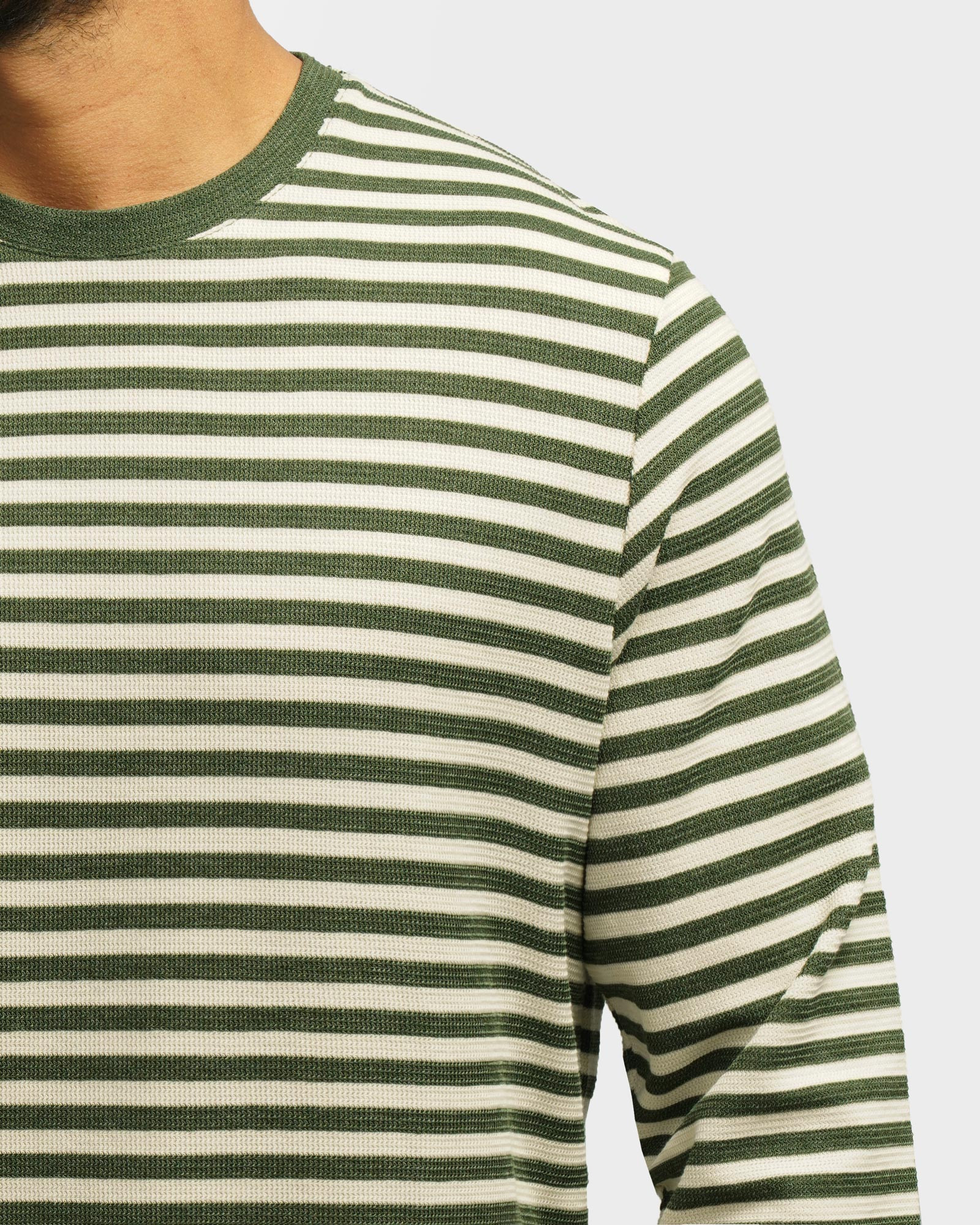 خرید و قیمت تیشرت آستین بلند یقه گرد مردانه سبز 84428149