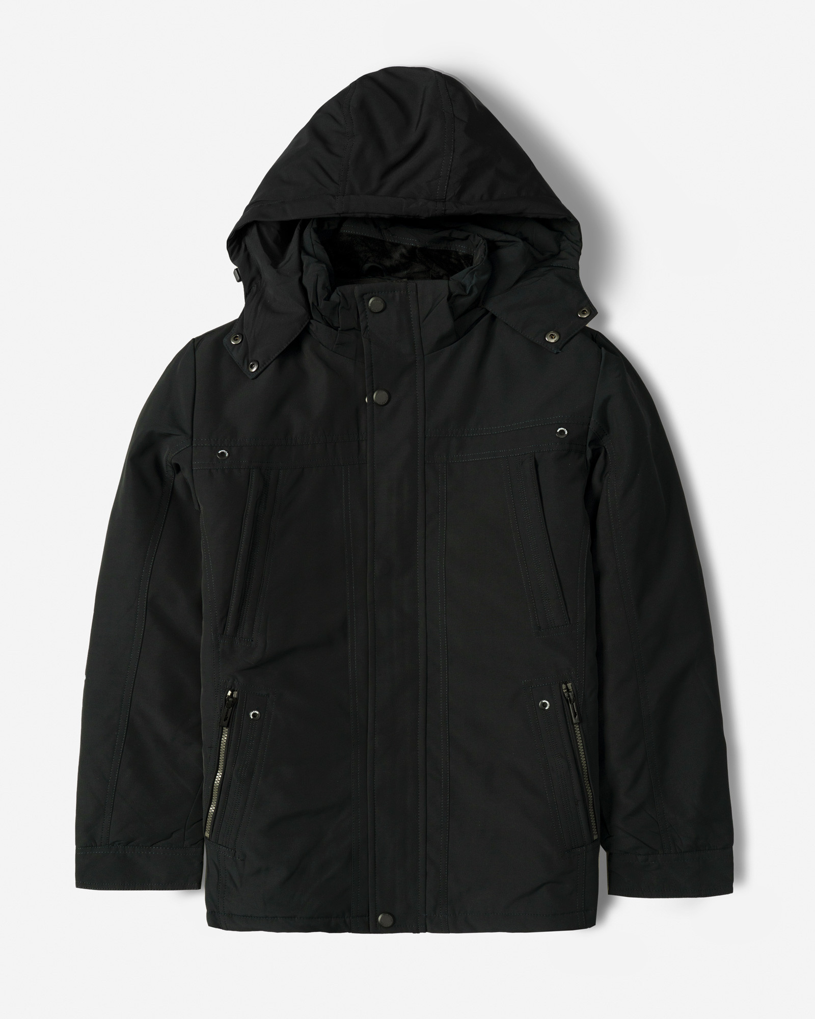 خرید و قیمت کاپشن ضخیم کلاه دار مردانه مشکی 24351127