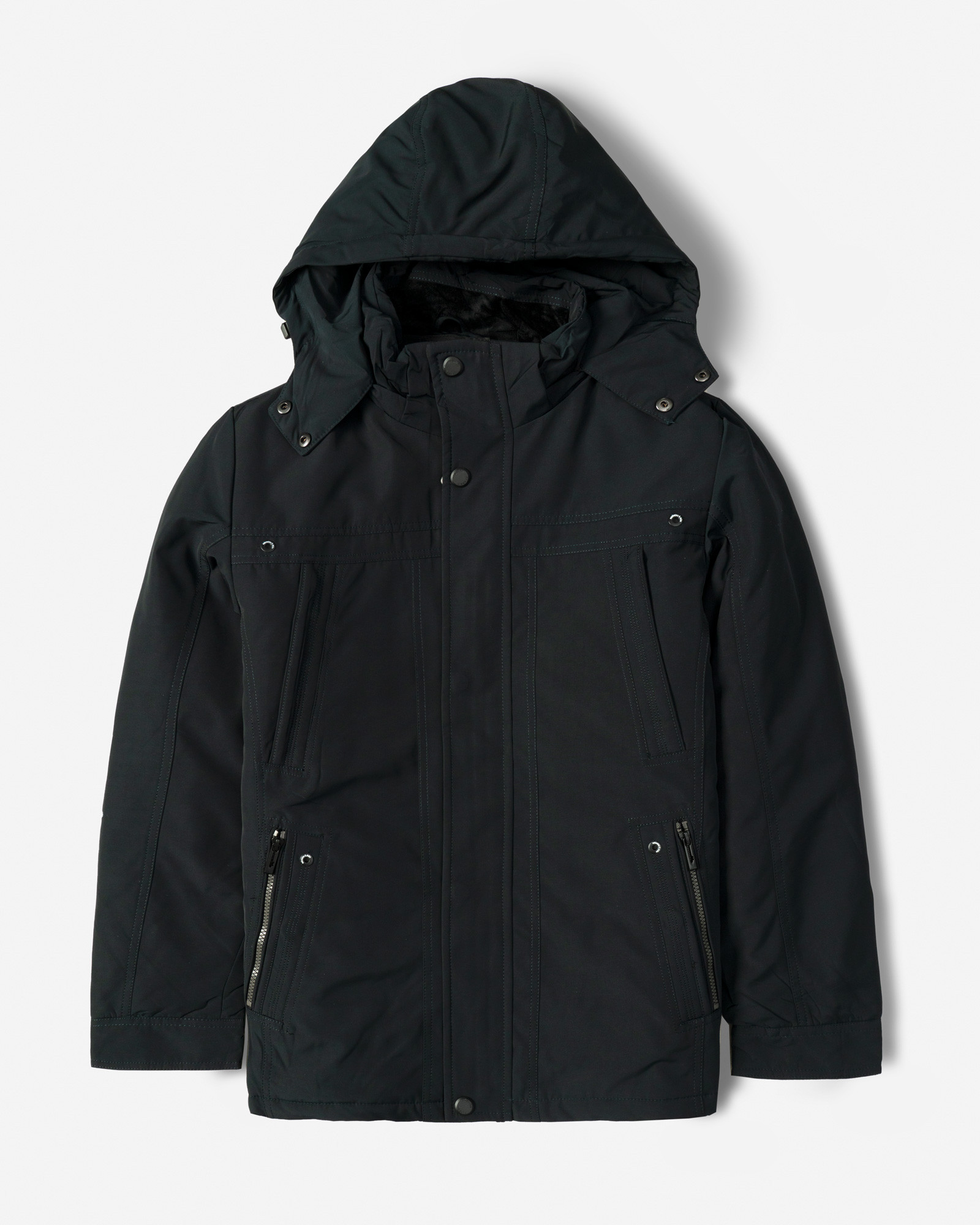 خرید و قیمت کاپشن ضخیم کلاه دار مردانه سرمه ای 24351127