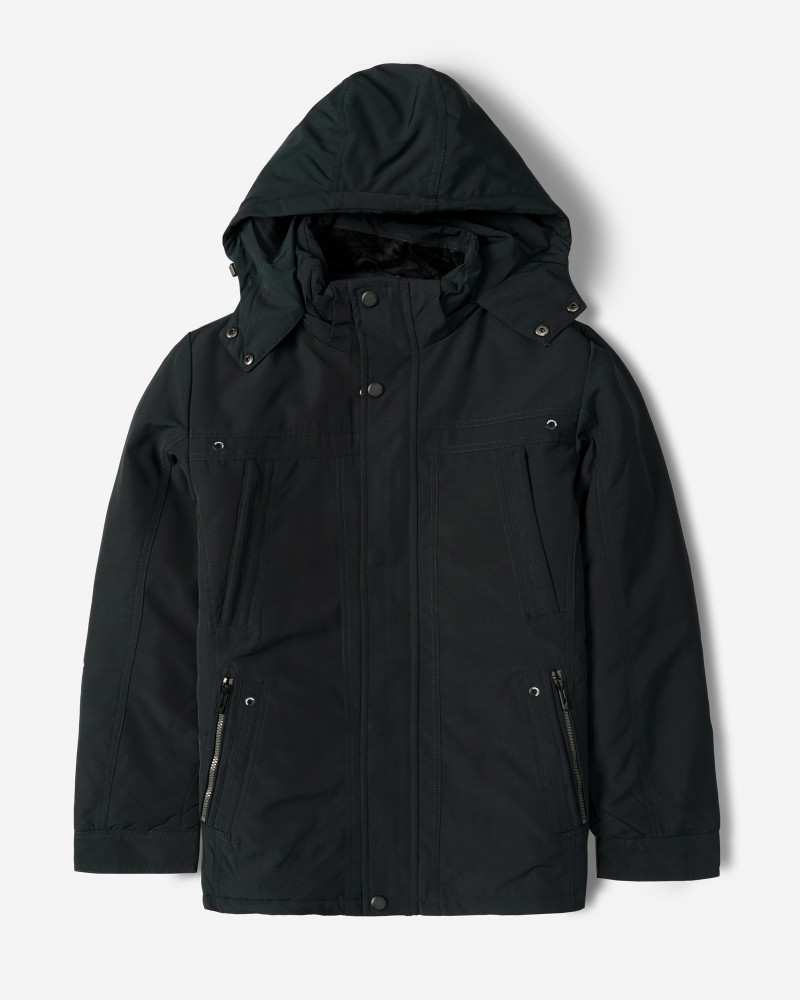 خرید و قیمت کاپشن ضخیم کلاه دار مردانه سرمه ای 24351127