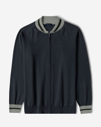 سویشرت بافت مردانه سرمه ای 24376126