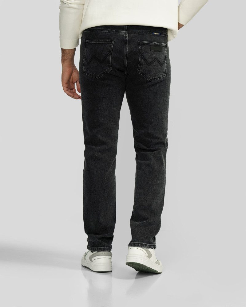 شلوار جین رگولار (Regular) ساده مردانه ذغالی 24412257