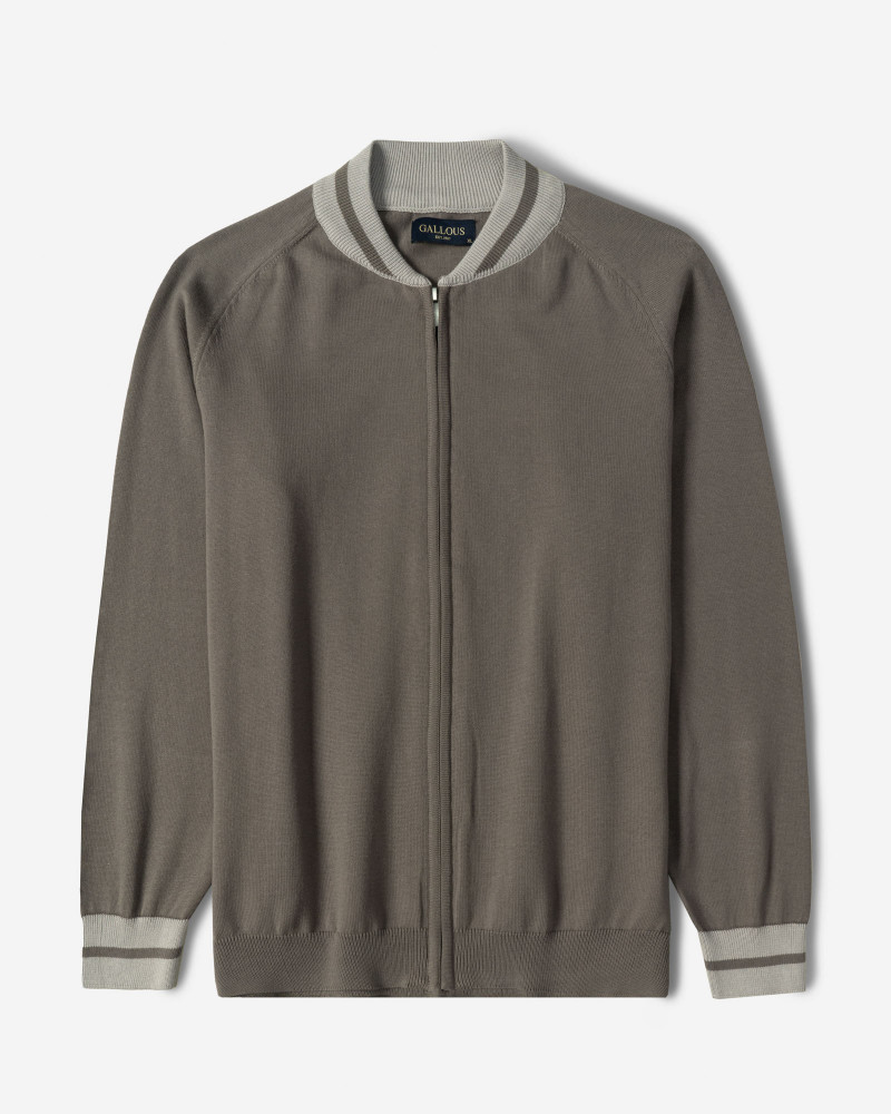 سویشرت بافت مردانه خاکستری 24376126