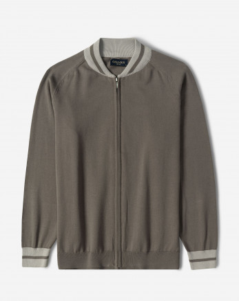 سویشرت بافت مردانه خاکستری 24376126