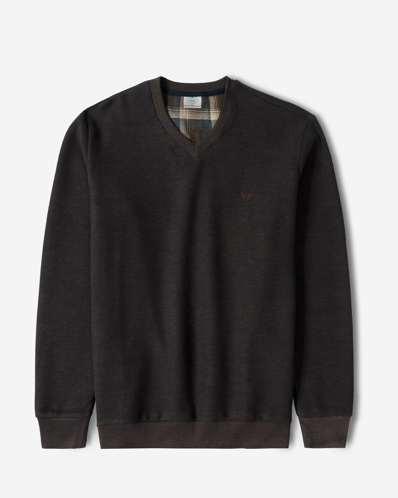 خرید و قیمت پلیور یقه هفت مردانه بنفش تیره 24489106