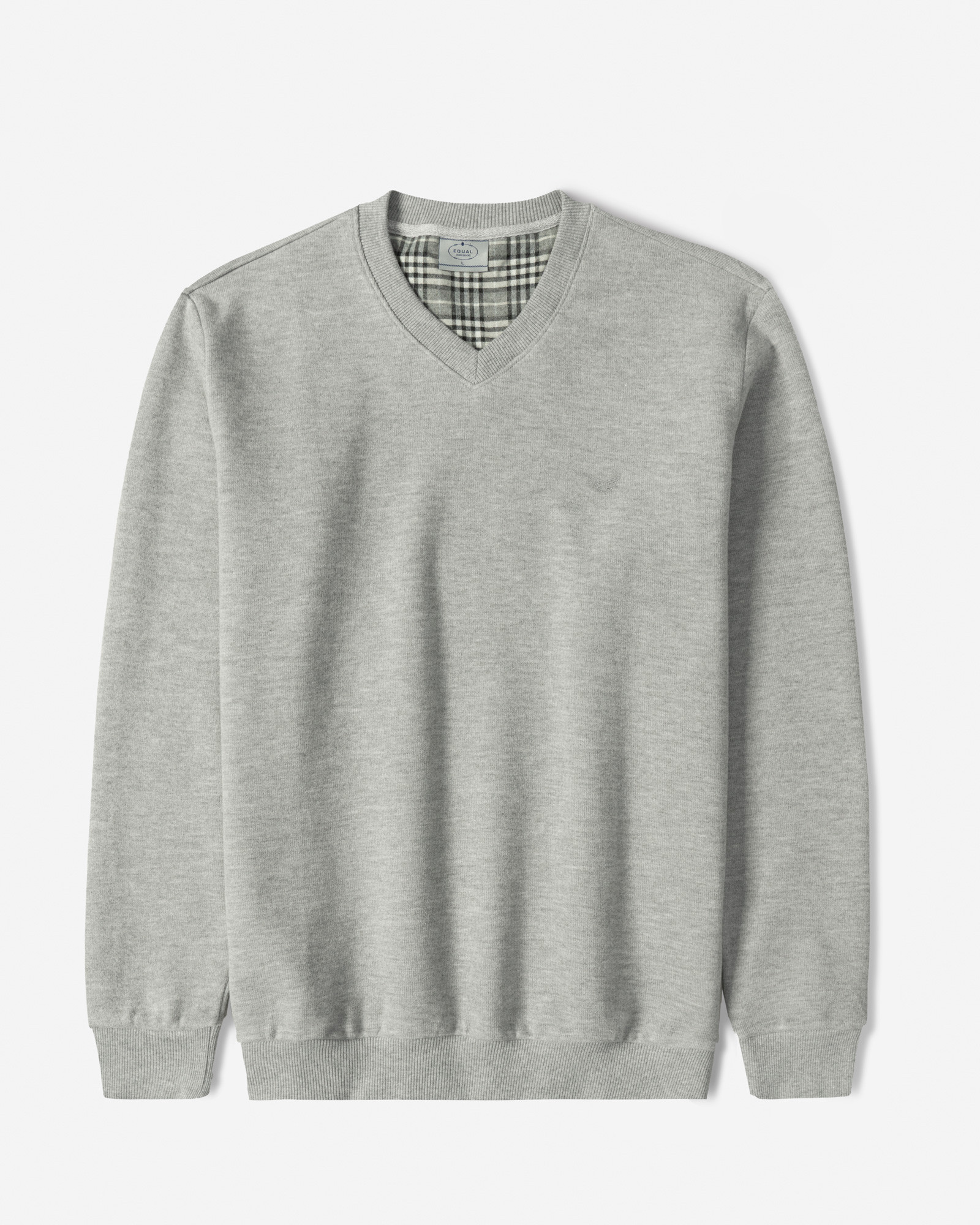 خرید و قیمت پلیور یقه هفت مردانه طوسی 24489106