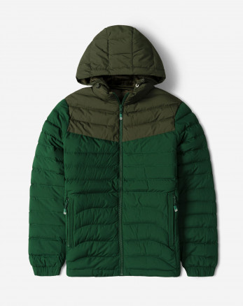 خرید و قیمت کاپشن مردانه کلاه دارسبز 24316395