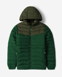 خرید و قیمت کاپشن مردانه کلاه دارسبز 24316395