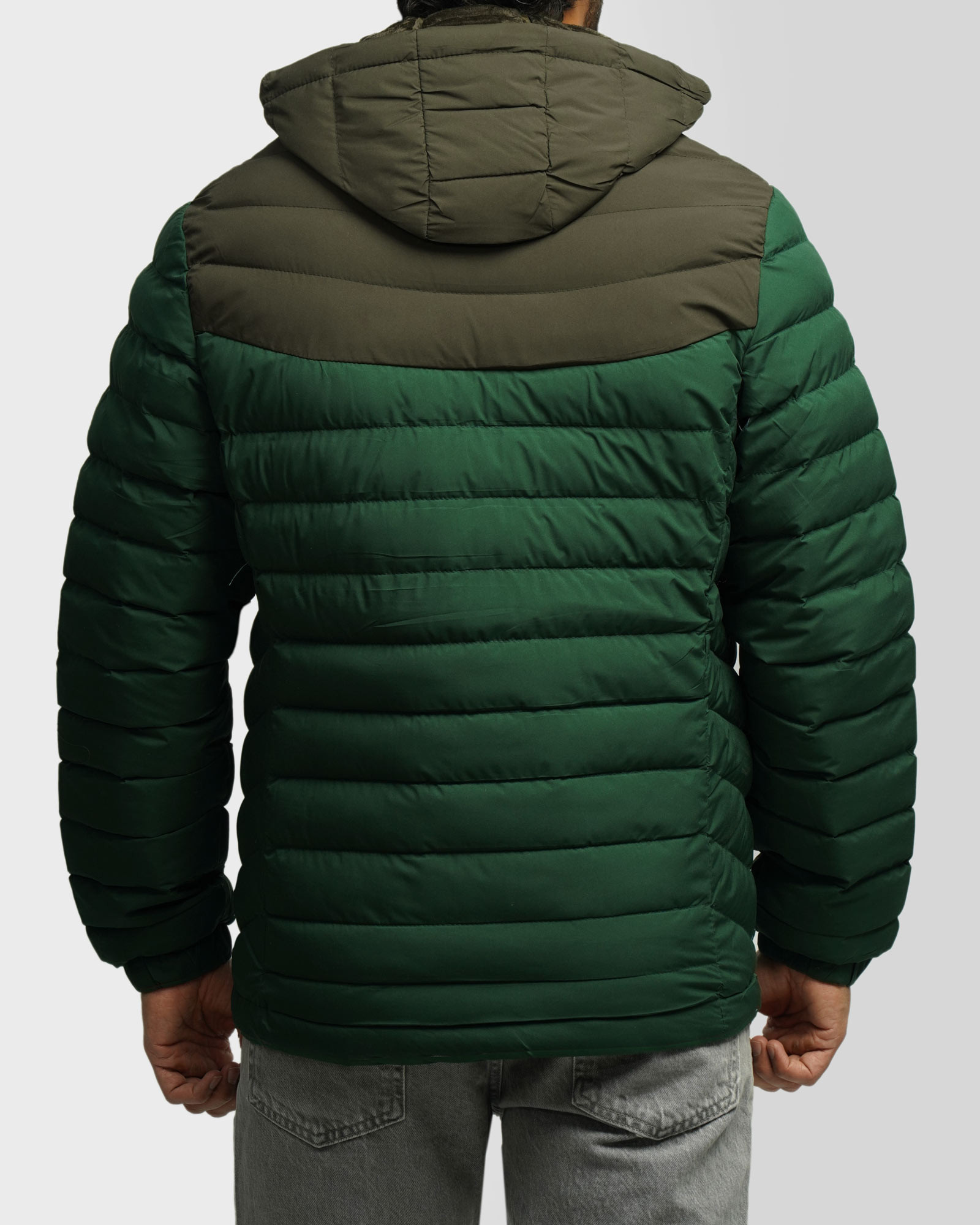 خرید و قیمت کاپشن مردانه کلاه دارسبز 24316395