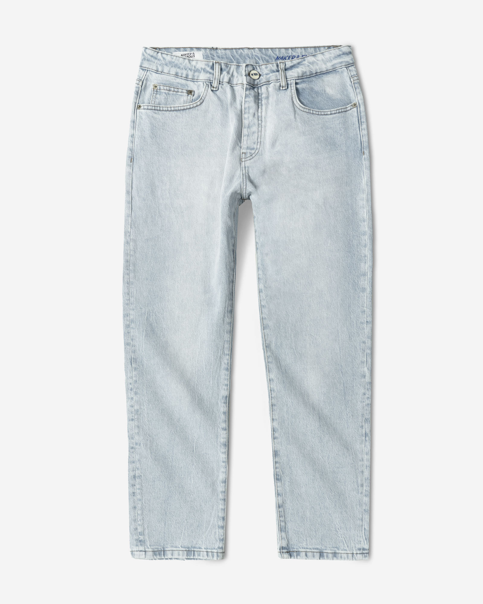 خرید و قیمت شلوار جین رگولار (Relax vintage) ساده مردانه آبی روشن 24412258