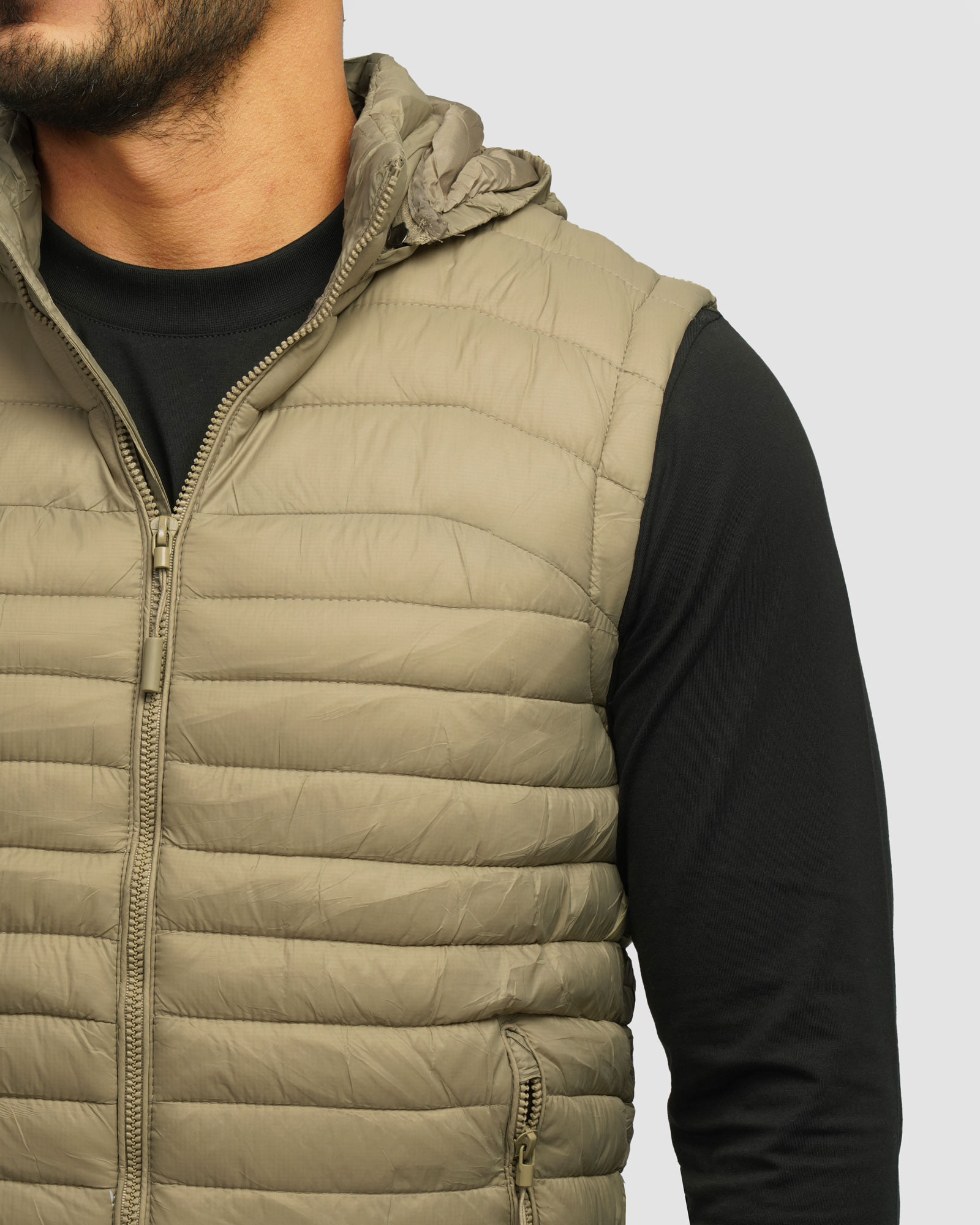 خرید و قیمت پافر مردانه کلاه دار کرم 24353176 در