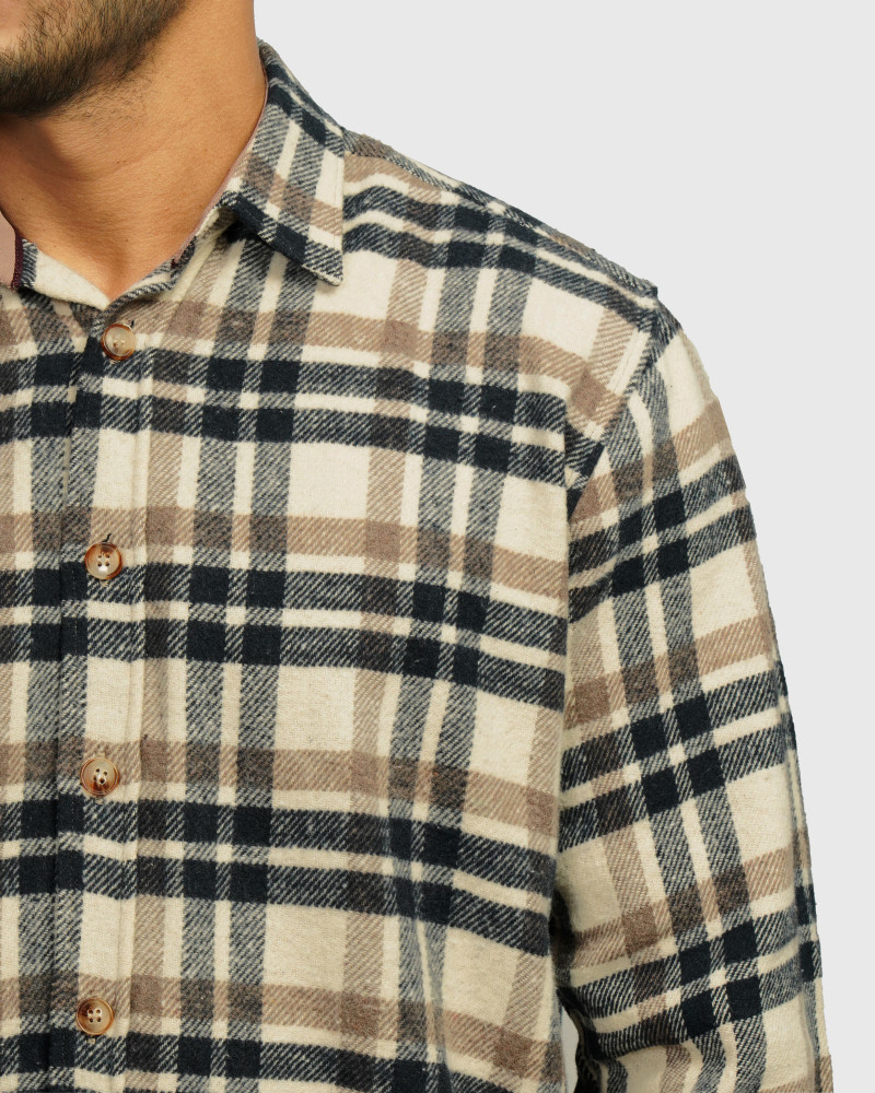 خرید و قیمت پیراهن ضخیم مردانه کرم 24452312