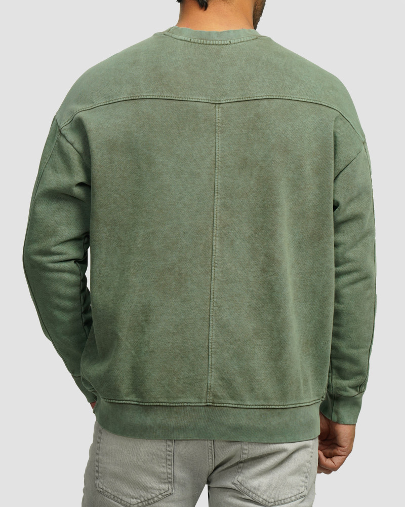 خرید و قیمت پلیور دورس یقه گرد مردانه سبز 24457291