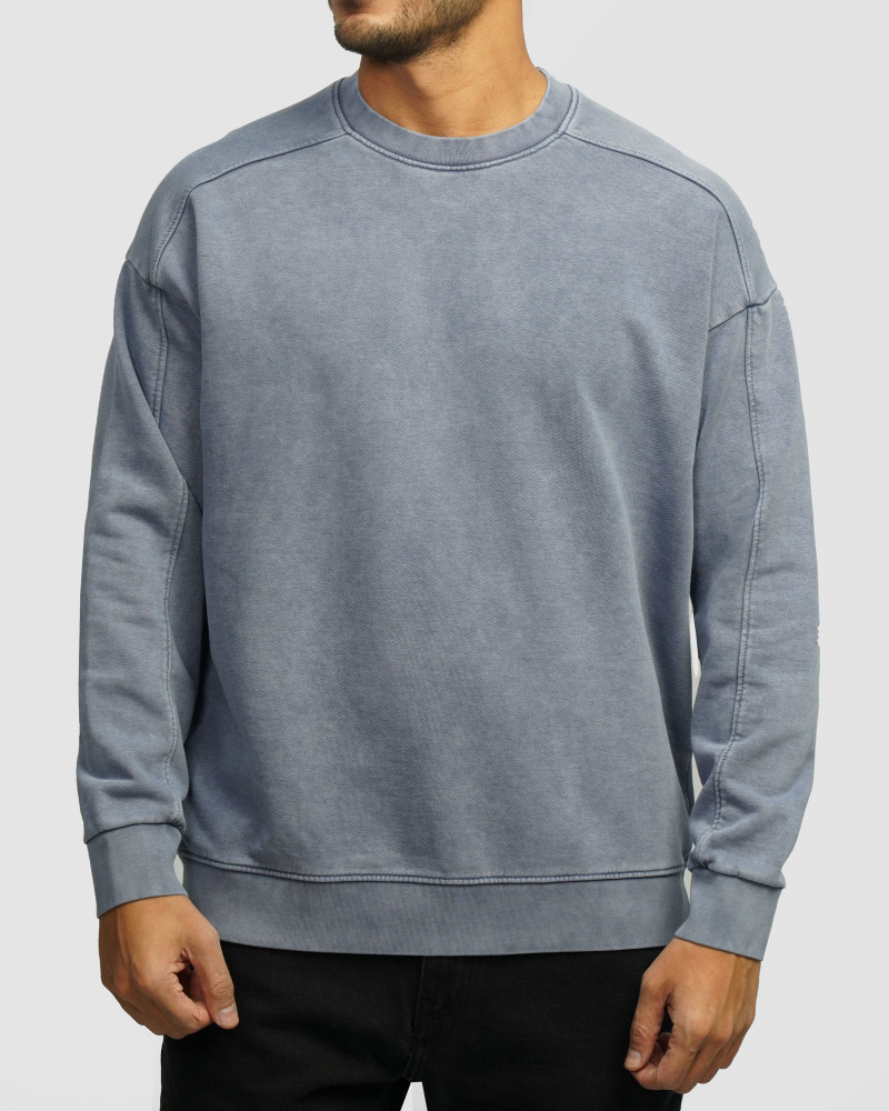 خرید و قیمت پلیور دورس یقه گرد مردانه آبی 24457291