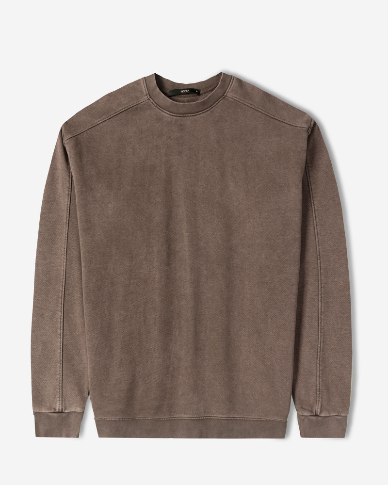 خرید و قیمت پلیور دورس یقه گرد مردانه قهوه ای 24457291