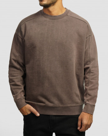 خرید و قیمت پلیور دورس یقه گرد مردانه قهوه ای 24457291