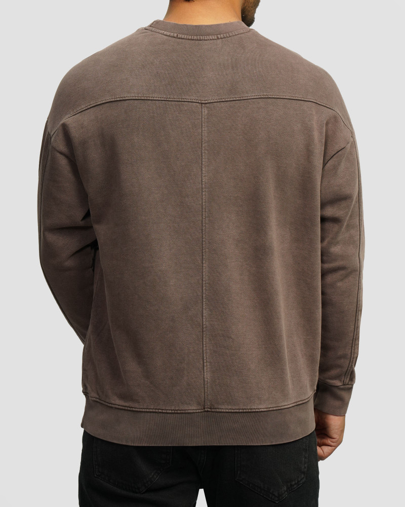 خرید و قیمت پلیور دورس یقه گرد مردانه قهوه ای 24457291