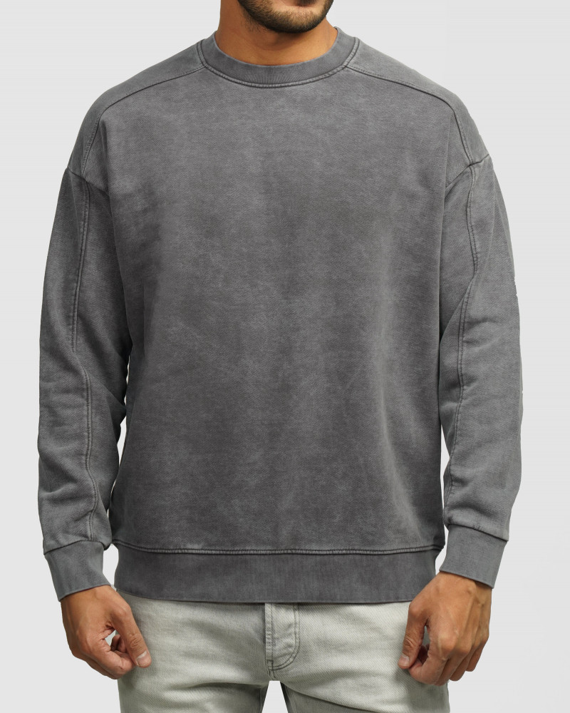 خرید و قیمت پلیور دورس یقه گرد مردانه خاکستری 24457291