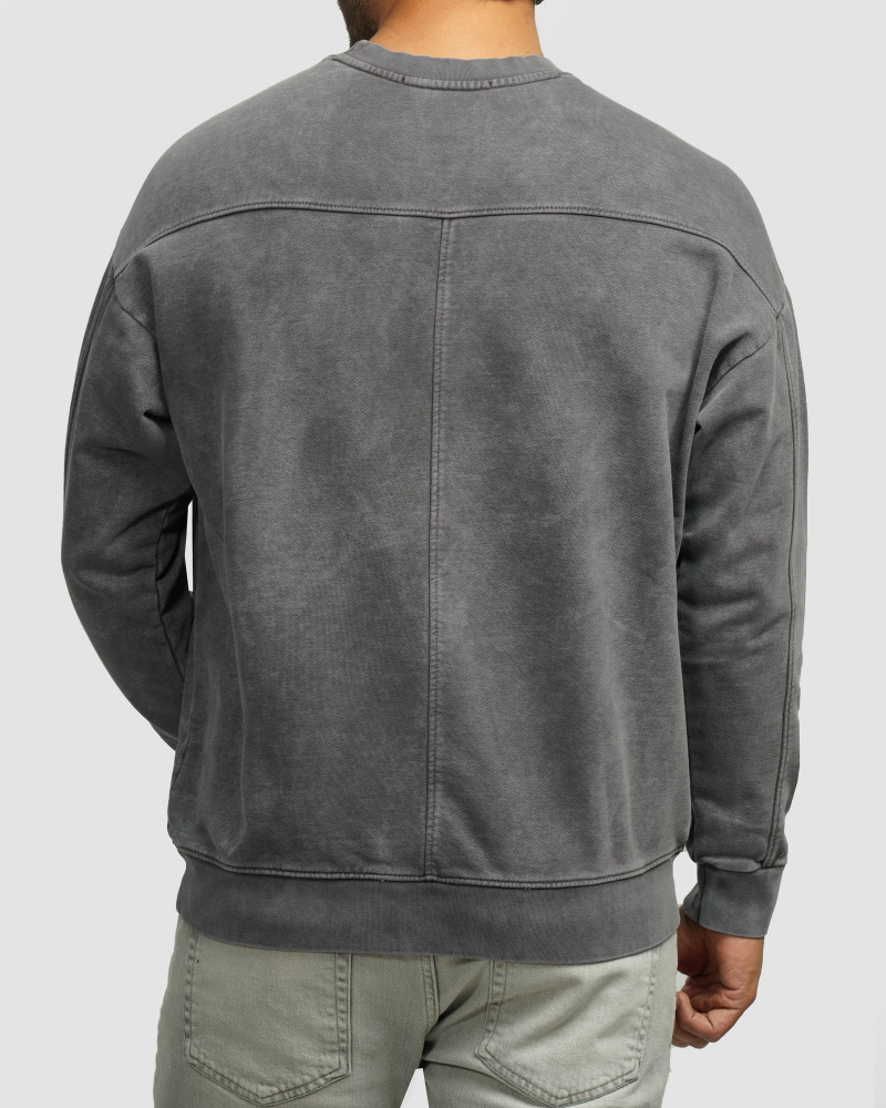 خرید و قیمت پلیور دورس یقه گرد مردانه خاکستری 24457291