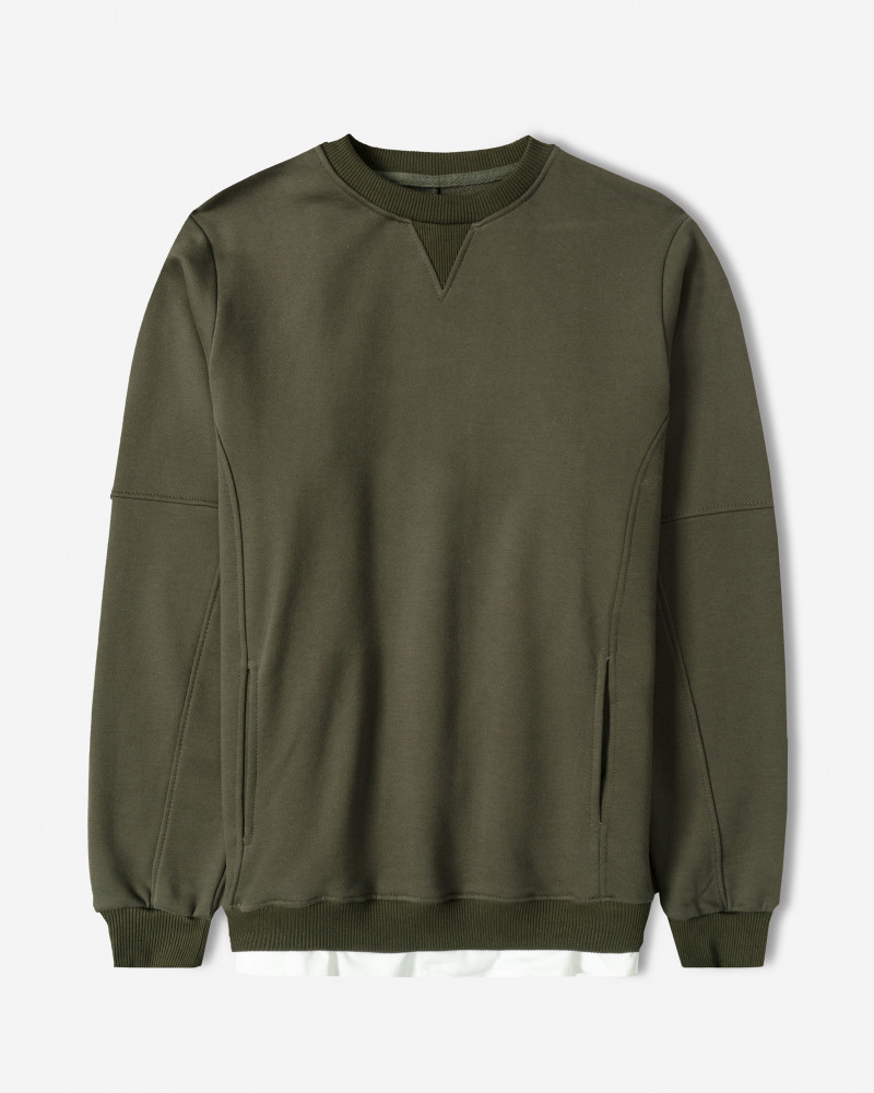 خرید و قیمت پلیور دورس یقه گرد مردانه سبز 24457290