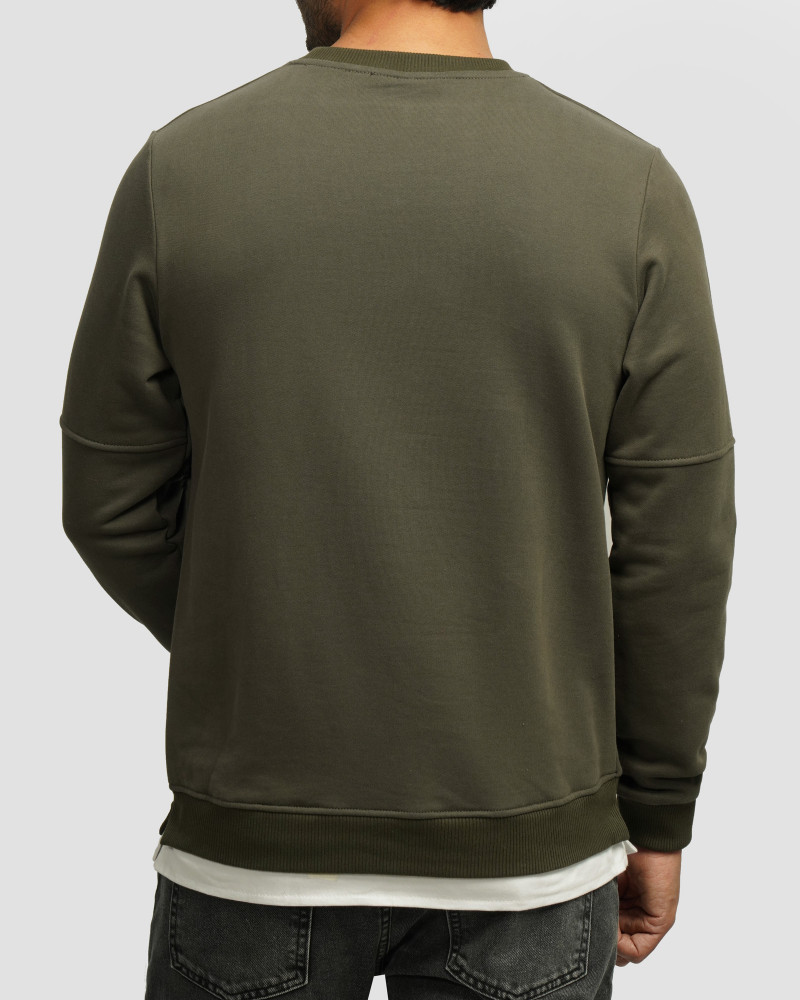 خرید و قیمت پلیور دورس یقه گرد مردانه سبز 24457290