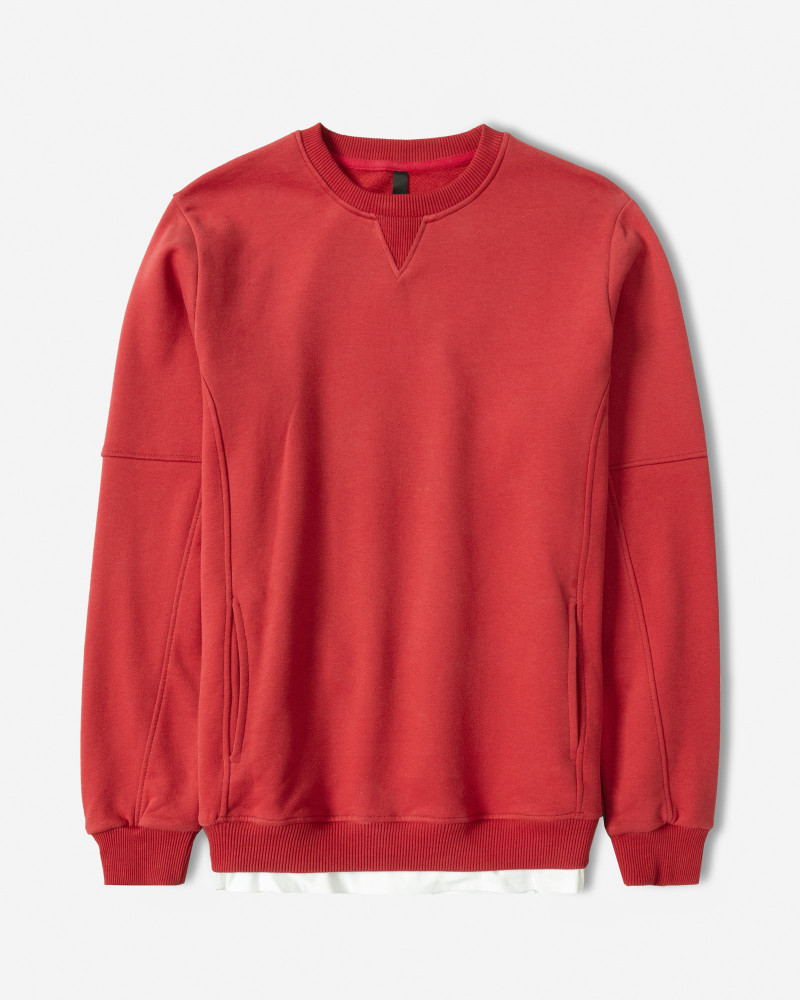 خرید و قیمت پلیور دورس یقه گرد مردانه قرمز 24457290